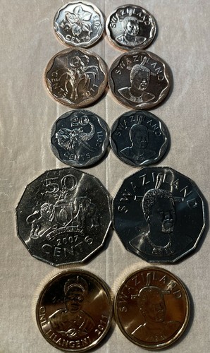 Swaziland eswatini coins - swaziland,
