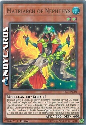 Matriarch nephthys - matriarch, of
